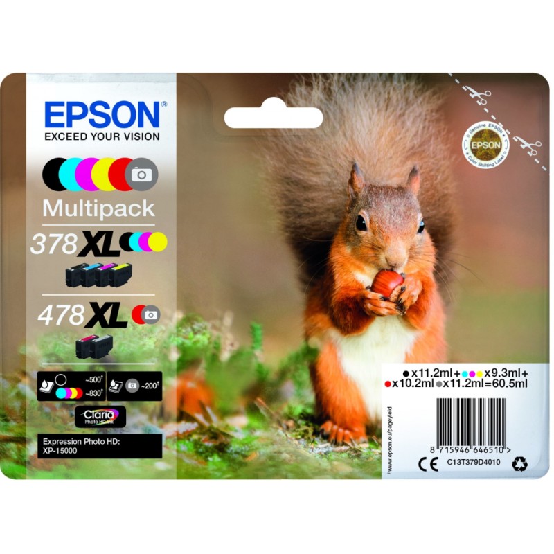 Epson T379D eredeti tintapatron multipack