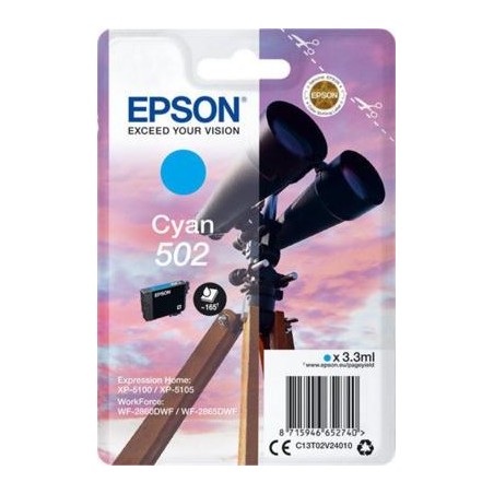 Epson T02V2 kék eredeti tintapatron