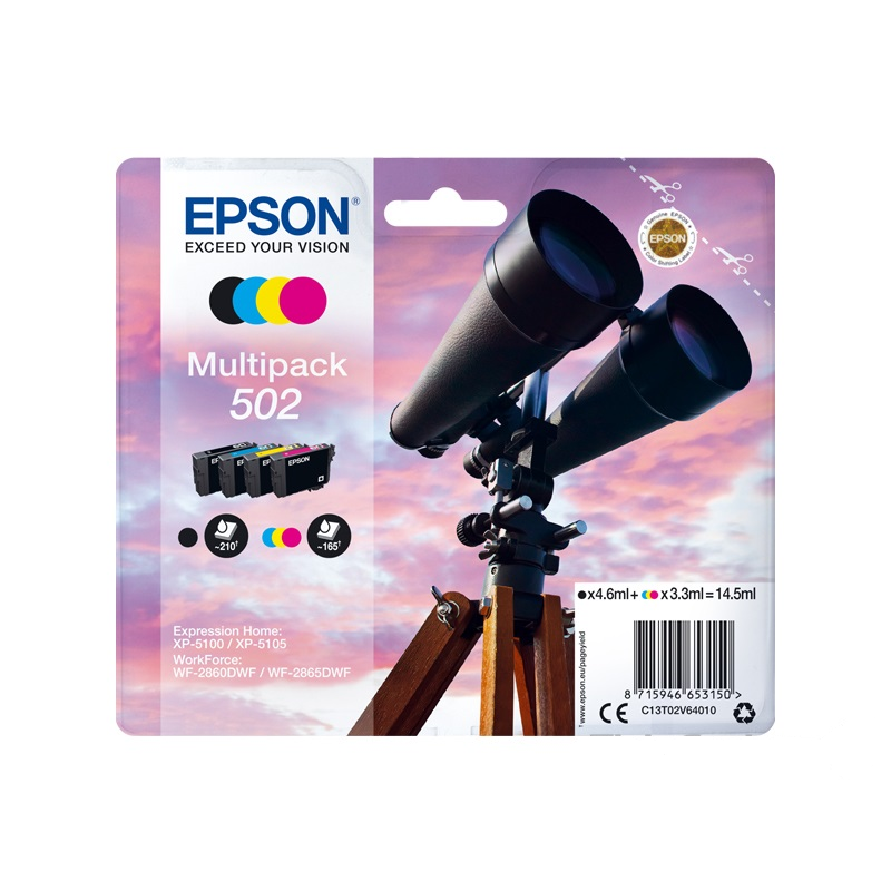 Epson T02V6 eredeti tintapatron multipack