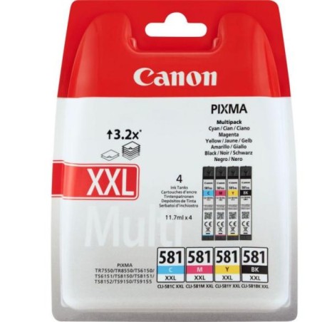 Canon CLI-581XXL színes eredeti tintapatron multipack