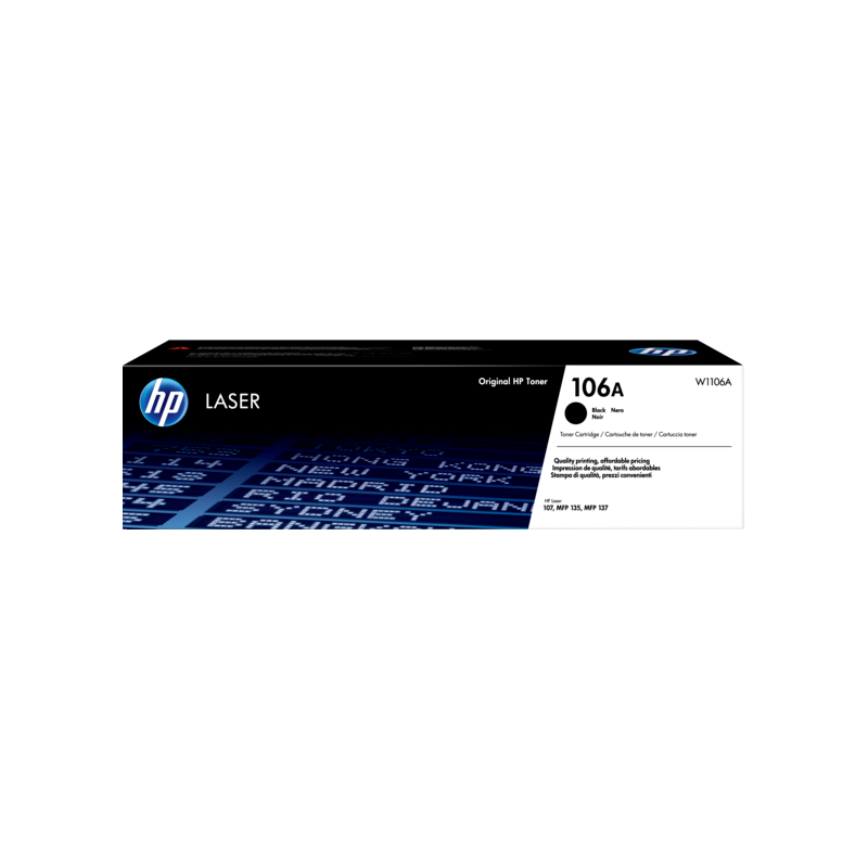 HP W1106A No.106A fekete eredeti toner