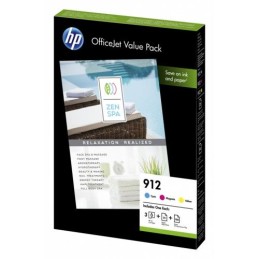 HP 6JR41AE No.912 színes eredeti tintapatron multipack + A4 papír