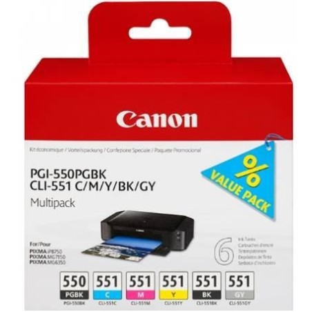 Canon PGI-550/CLI-551 eredeti tintapatron multipack