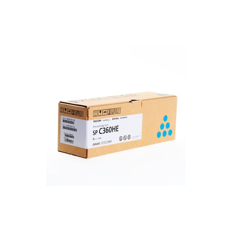 Ricoh SPC360HE kék eredeti toner (408185)