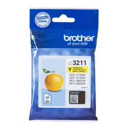 Brother LC3211 sárga eredeti tintapatron