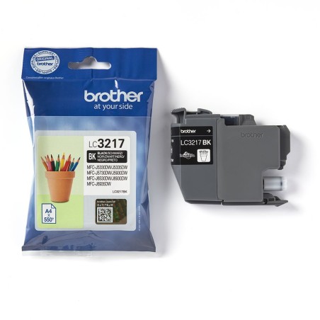 Brother LC3217 fekete eredeti tintapatron