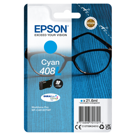 Epson T09K2 (408L) kék eredeti tintapatron