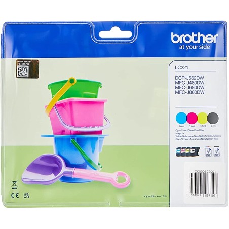 Brother LC221 eredeti tintapatron multipack