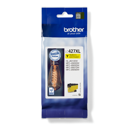 Brother LC427XL sárga eredeti tintapatron