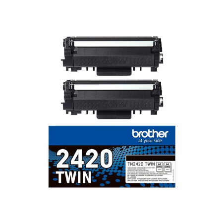 Brother TN-2420 fekete eredeti toner duplacsomag