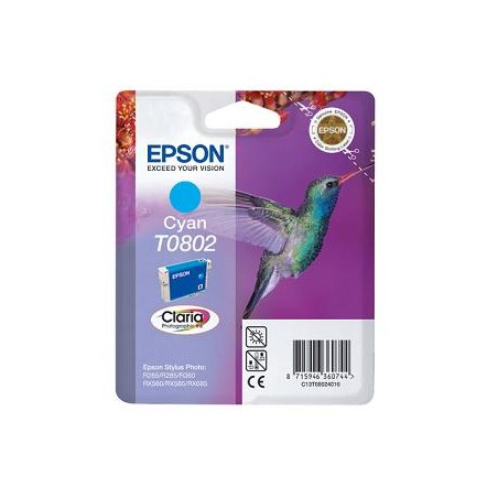 Epson T0802 kék eredeti tintapatron