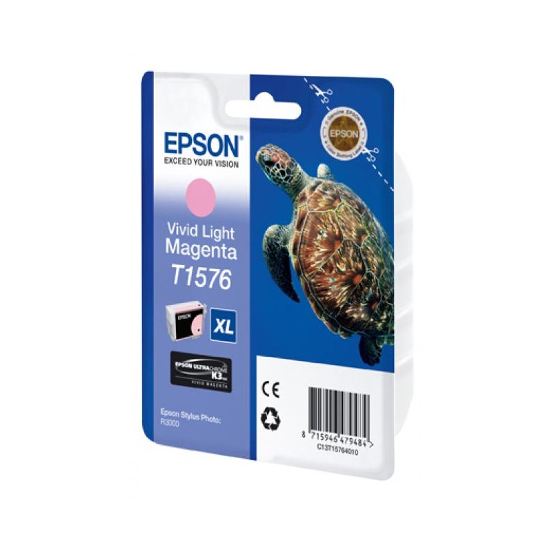 Epson T1576 világos magenta eredeti tintapatron