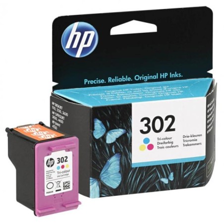 HP F6U65AE No.302 színes eredeti tintapatron