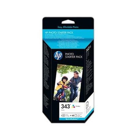 HP Q7948EE No.343 színes eredeti tintapatron+fotópapír