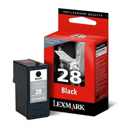 Lexmark 18C1428 [Bk] No.28 fekete eredeti tintapatron