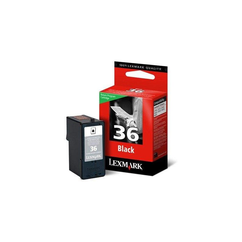 Lexmark 18C2130 [Bk] No.36 fekete eredeti tintapatron