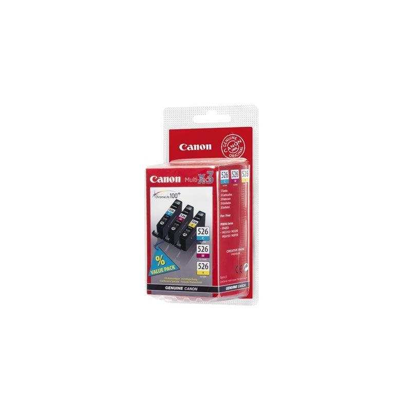 Canon CLI-526 színes eredeti tintapatron multipack (C,M,Y)