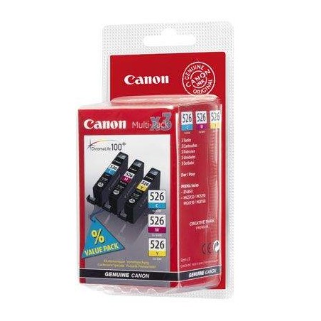 Canon CLI-526 színes eredeti tintapatron multipack (C,M,Y)