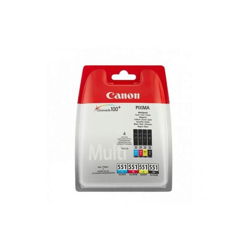 Canon CLI-551 Bk,C,M,Y eredeti tintapatron multipack