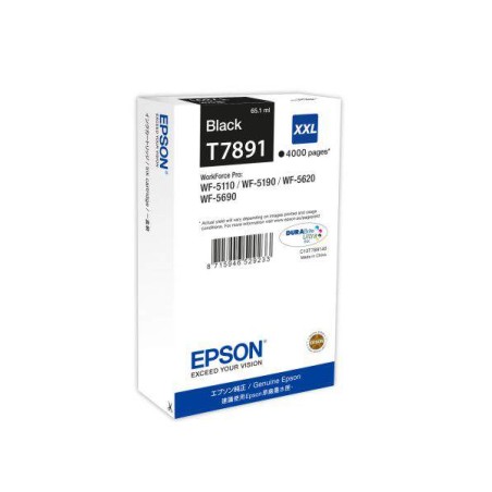 Epson T7891 fekete eredeti tintapatron