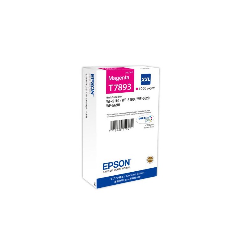 Epson T7893 magenta eredeti tintapatron