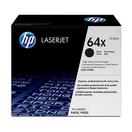 HP CC364X (64X) fekete eredeti toner min.2db