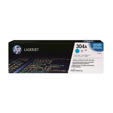 HP CC531A (304A) kék eredeti toner