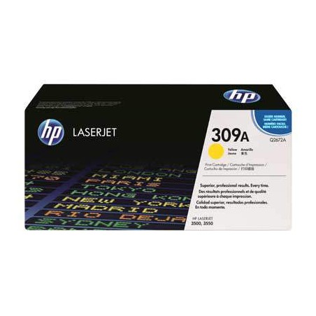 HP Q2672A (309A) sárga eredeti toner