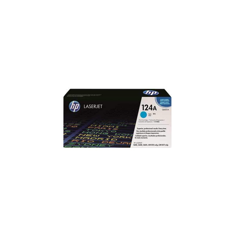 HP Q6001A (124A) kék eredeti toner