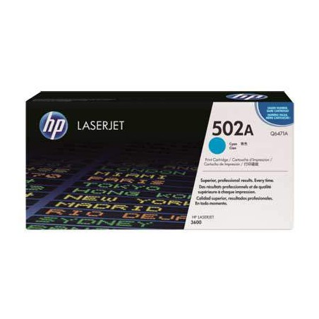 HP Q6471A (502A) kék eredeti toner