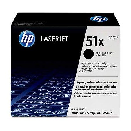 HP Q7551X (51X) fekete eredeti toner