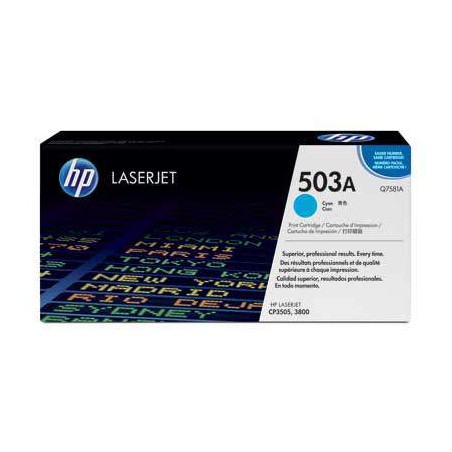 HP Q7581A (503A) kék eredeti toner