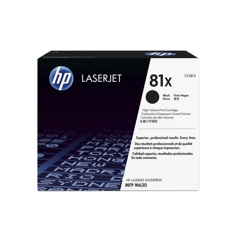 HP CF281X (81X) fekete eredeti toner