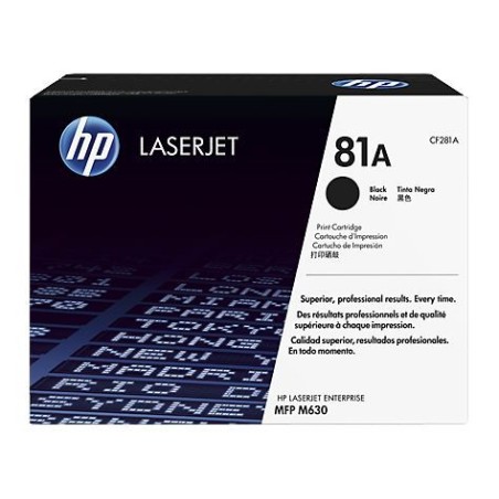 HP CF281A (81A) fekete eredeti toner