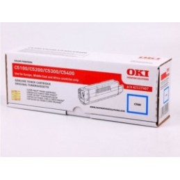 Oki [C5100, C5200] 5K kék eredeti toner (42127407)