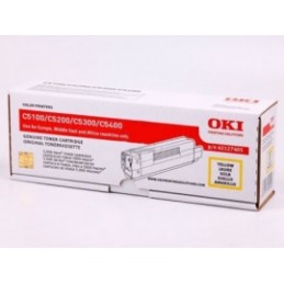 Oki [C5100, C5200] 5K sárga eredeti toner (42127405)