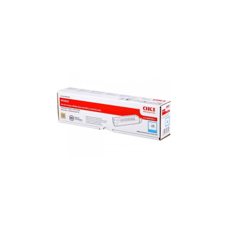 Oki [MC860] 10K kék eredeti toner (440592211)