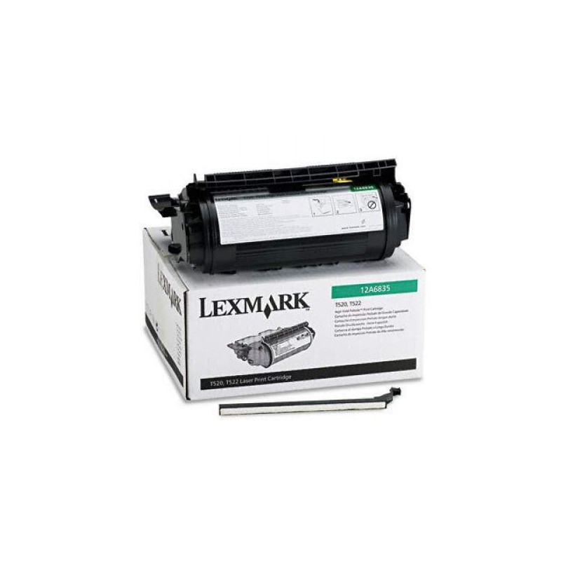 Lexmark [Optra T520] 12A6835 fekete eredeti toner