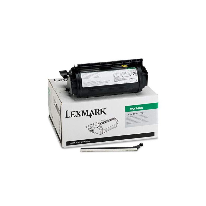 Lexmark [Optra T630] 12A7460 fekete eredeti toner