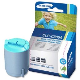 Samsung CLP-300 (CLP-C300A) kék eredeti toner