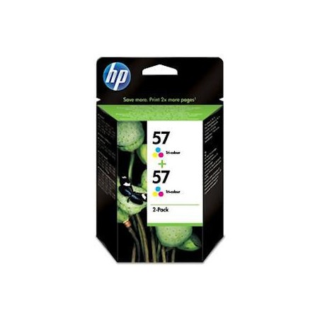 HP C9503A No.57 színes eredeti tintapatron duplacsomag