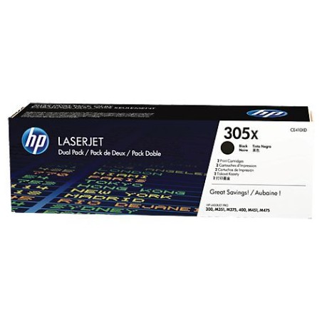 HP CE410XD (305XD) fekete eredeti toner duplacsomag