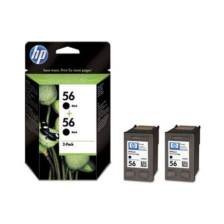 HP C9502AE No.56 fekete eredeti tintapatron duplacsomag