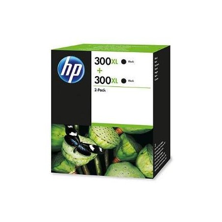 HP D8J43AE No.300XL fekete eredeti tintapatron duplacsomag