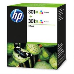 HP D8J46AE No.301XL színes eredeti tintapatron duplacsomag