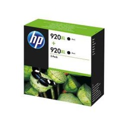 HP D8J47AE No.920XL fekete eredeti tintapatron duplacsomag