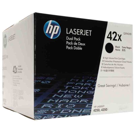 HP Q5942XD (42XD) fekete eredeti toner duplacsomag