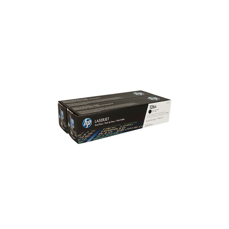 HP CE310AD (126AD) fekete eredeti toner duplacsomag