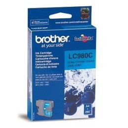 Brother LC980 kék eredeti tintapatron