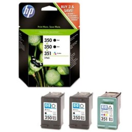 HP SD448EE No.350 + No.351 fekete+színes eredeti tintapatron csomag